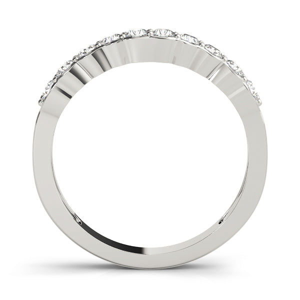 Curved Diamond Wedding Band · 0.35 ct tw