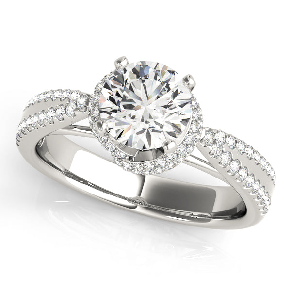 Multi-Row Diamond Engagement Ring · 0.48 ct tw