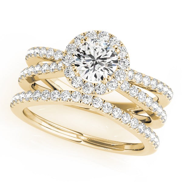 Round Halo Diamond Engagement Ring · 2.00 ct tw