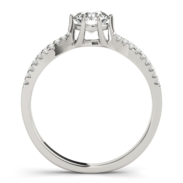 Round Multi-Row Diamond Engagement Ring · 0.65 ct tw
