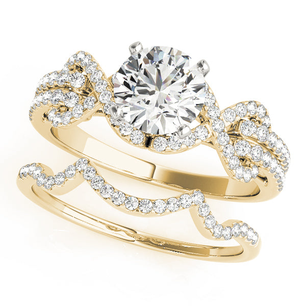 Multi-Row Diamond Engagement Ring · 0.37 ct tw
