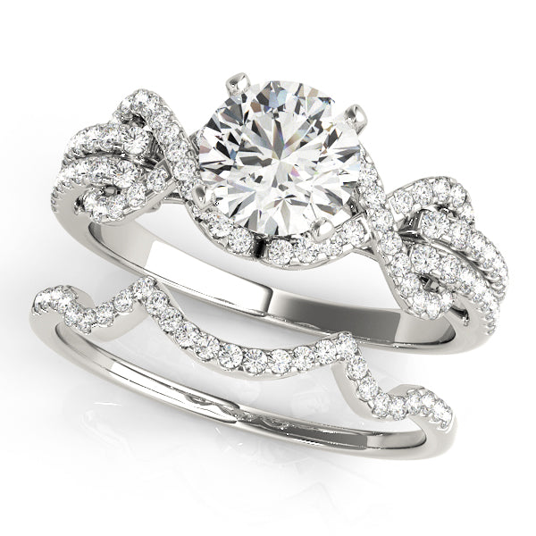 Multi-Row Diamond Engagement Ring · 0.37 ct tw