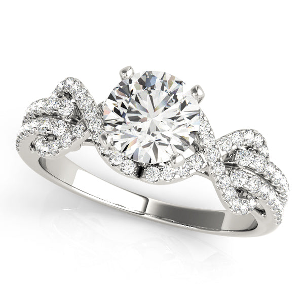 Multi-Row Diamond Engagement Ring · 0.37 ct tw