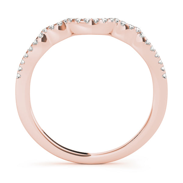 Curved Diamond Wedding Band · 0.14 ct tw