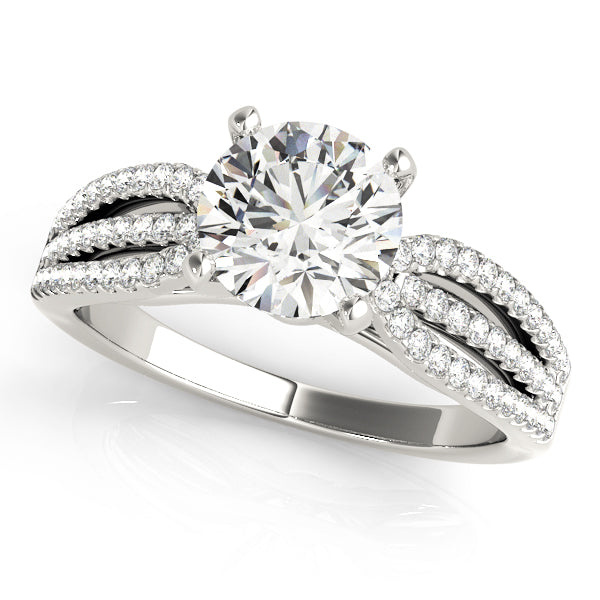 Multi-Row Diamond Engagement Ring · 0.41 ct tw