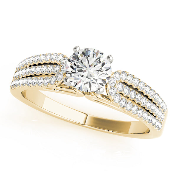 Multi-Row Diamond Engagement Ring · 0.59 ct tw