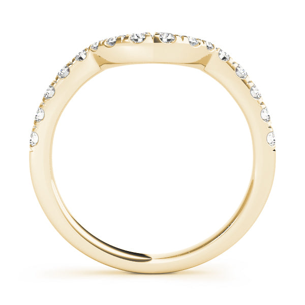 Curved Diamond Wedding Band · 0.40 ct tw
