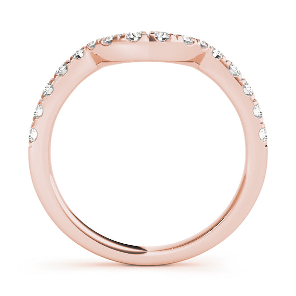 Curved Diamond Wedding Band · 0.40 ct tw