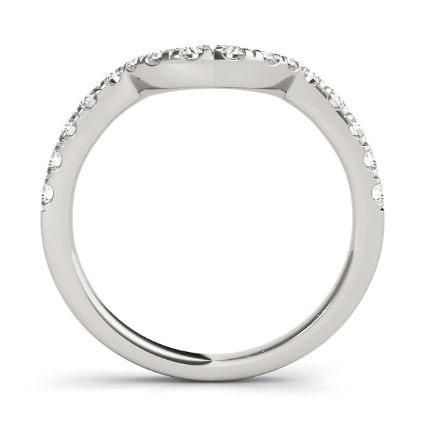 Curved Diamond Wedding Band · 0.40 ct tw