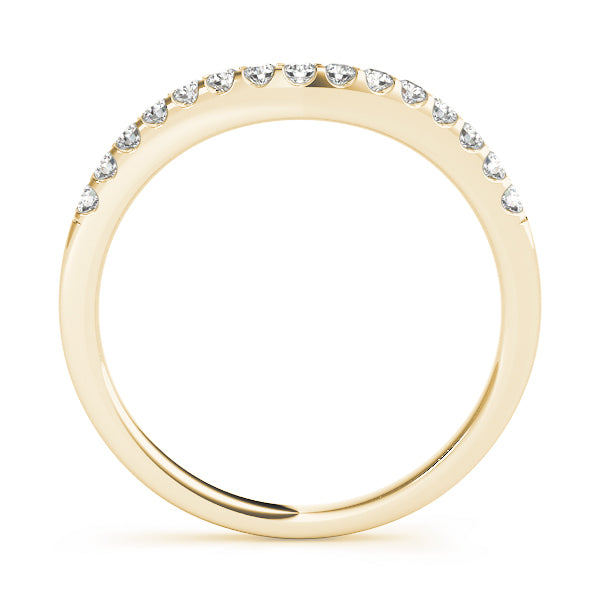 Curved Diamond Wedding Band · 0.26 ct tw