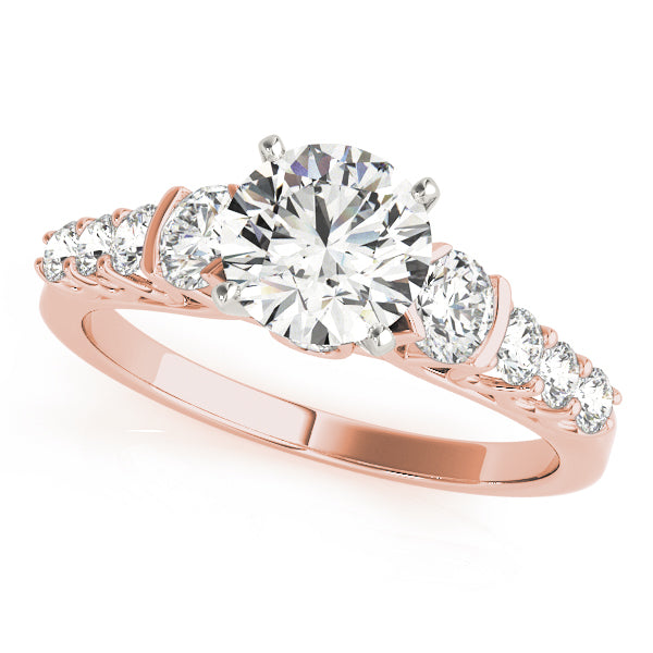 Single Row Prong Set Diamond Engagement Ring · 0.74 ct tw