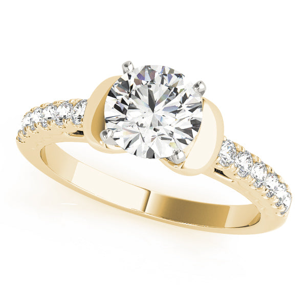 Single Row Prong Set Diamond Engagement Ring · 0.24 ct tw