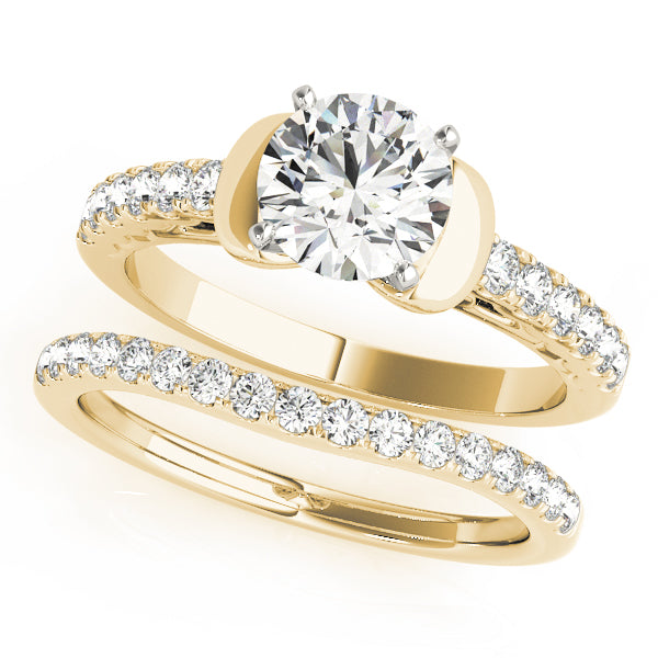 Single Row Prong Set Diamond Engagement Ring · 0.24 ct tw