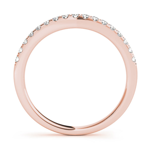Curved Diamond Wedding Band · 0.21 ct tw