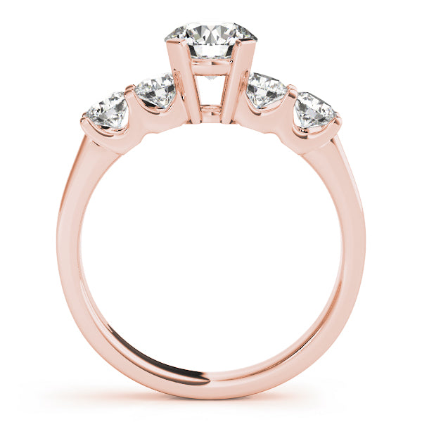 Round Single Row Prong Set Diamond Engagement Ring · 1.48 ct tw