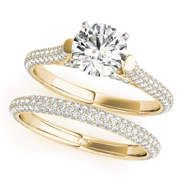 Single Row Prong Set Diamond Engagement Ring · 0.52 ct tw