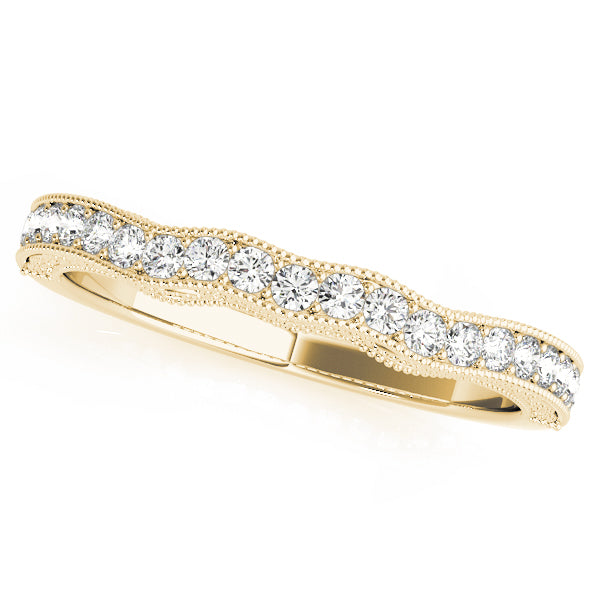 Curved Diamond Wedding Band · 0.21 ct tw