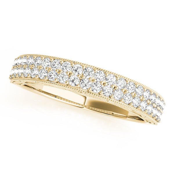 Pave Diamond Wedding Band · 0.42 ct tw