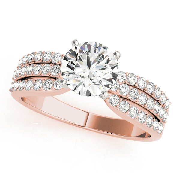 Multi-Row Diamond Engagement Ring · 0.44 ct tw