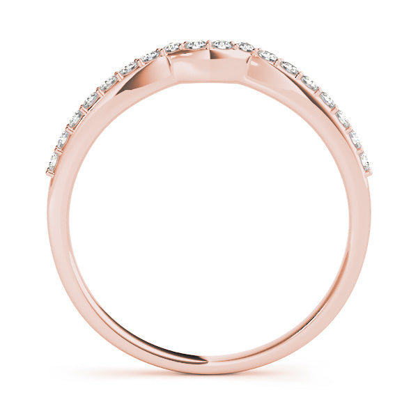Curved Diamond Wedding Band · 0.18 ct tw