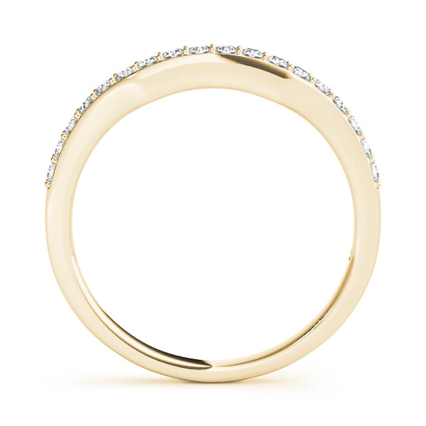 Curved Diamond Wedding Band · 0.18 ct tw