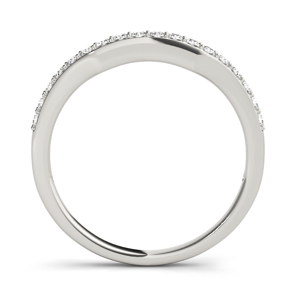 Curved Diamond Wedding Band · 0.18 ct tw