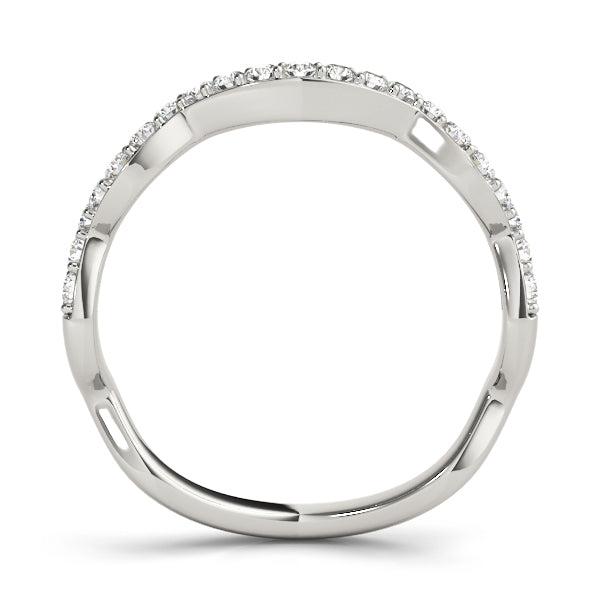 Curved Diamond Wedding Band · 0.21 ct tw