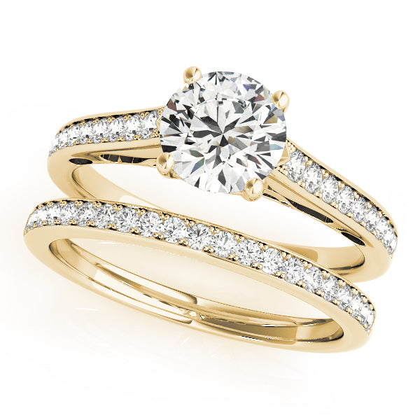 Round Single Row Prong Set Diamond Engagement Ring · 1.19 ct tw