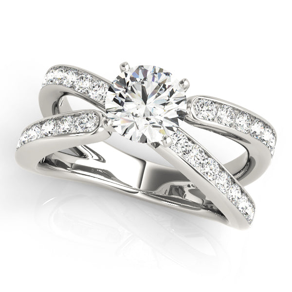Multi-Row Diamond Engagement Ring · 0.82 ct tw