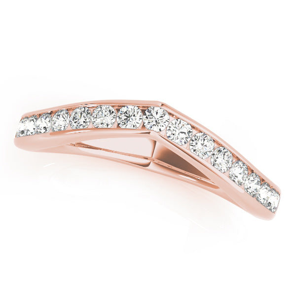 Curved Diamond Wedding Band · 0.47 ct tw