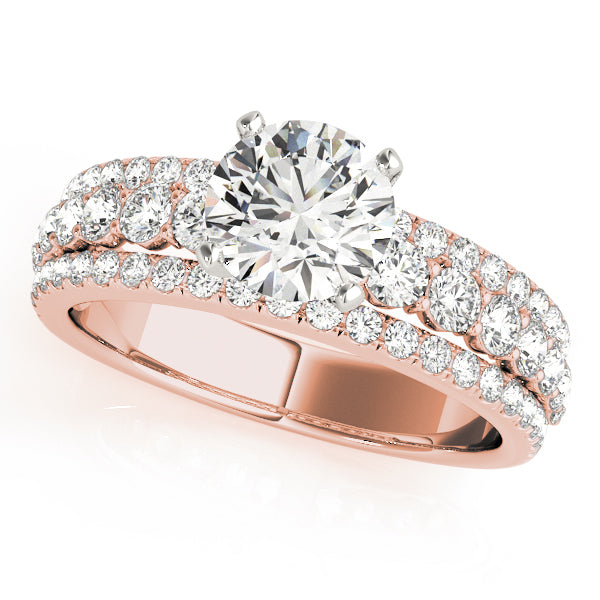 Multi-Row Diamond Engagement Ring · 0.86 ct tw