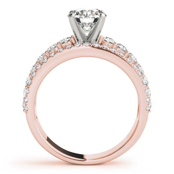Multi-Row Diamond Engagement Ring · 0.86 ct tw