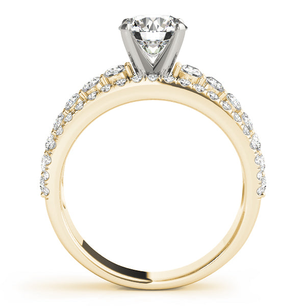 Multi-Row Diamond Engagement Ring · 0.86 ct tw
