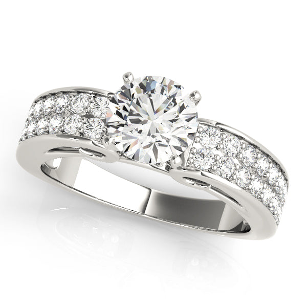 Multi-Row Diamond Engagement Ring · 0.40 ct tw