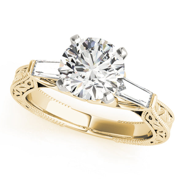 Baguette Three-Stone Diamond Engagement Ring · 0.50 ct tw