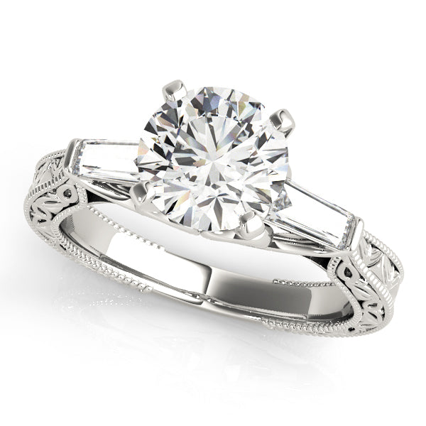 Baguette Three-Stone Diamond Engagement Ring · 0.50 ct tw