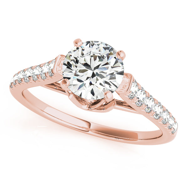 Single Row Prong Set Diamond Engagement Ring · 0.38 ct tw