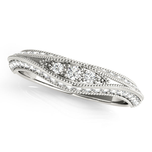 Curved Diamond Wedding Band · 0.32 ct tw