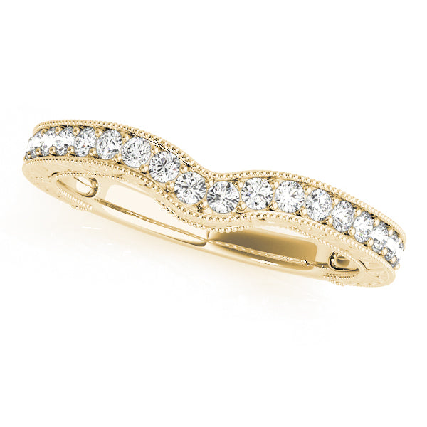 Curved Diamond Wedding Band · 0.27 ct tw