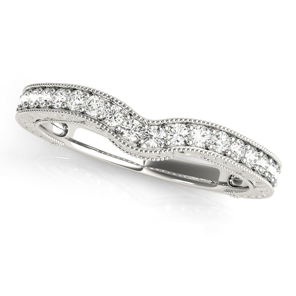 Curved Diamond Wedding Band · 0.27 ct tw