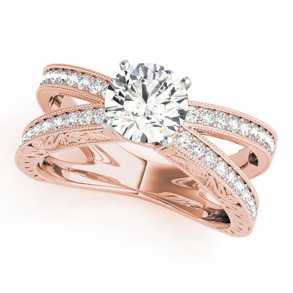 Multi-Row Diamond Engagement Ring · 0.30 ct tw