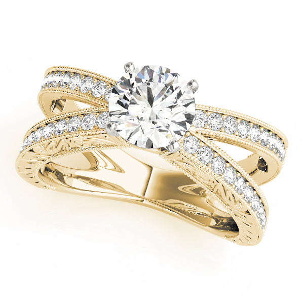 Multi-Row Diamond Engagement Ring · 0.30 ct tw