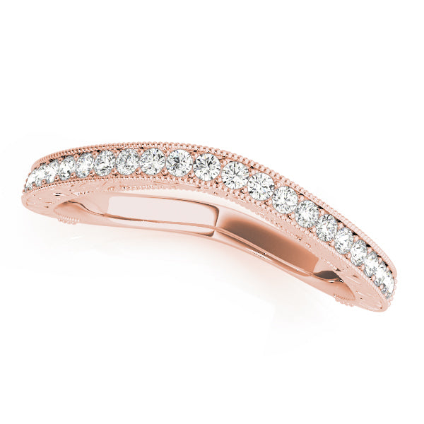 Curved Diamond Wedding Band · 0.17 ct tw
