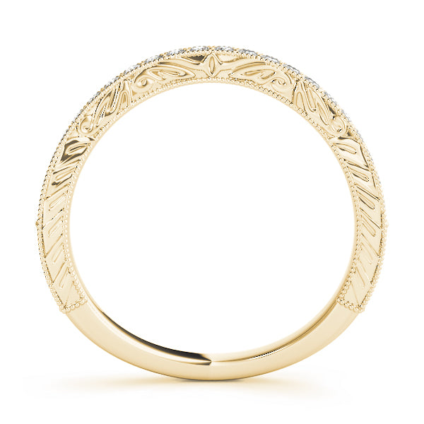 Curved Diamond Wedding Band · 0.17 ct tw