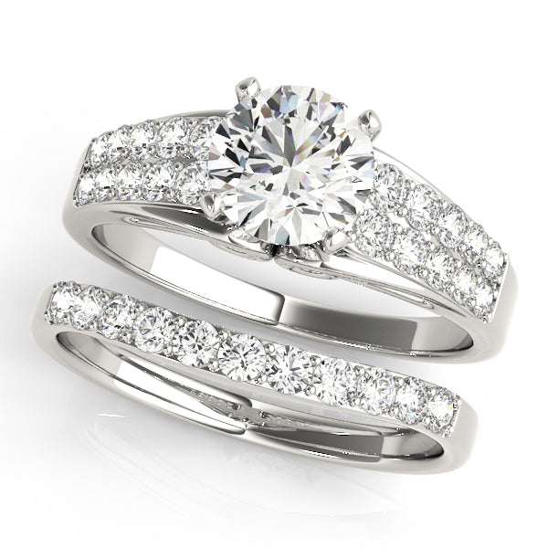 Multi-Row Diamond Engagement Ring · 0.47 ct tw