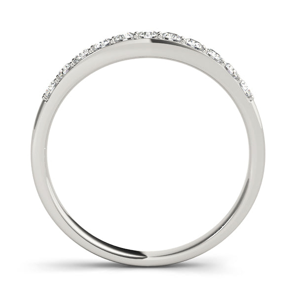 Curved Diamond Wedding Band · 0.25 ct tw