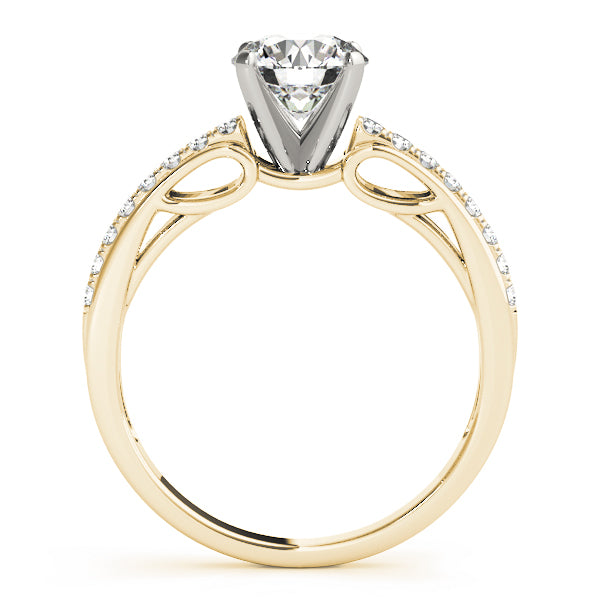 Single Row Prong Set Diamond Engagement Ring · 0.12 ct tw