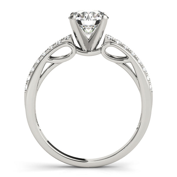 Single Row Prong Set Diamond Engagement Ring · 0.12 ct tw