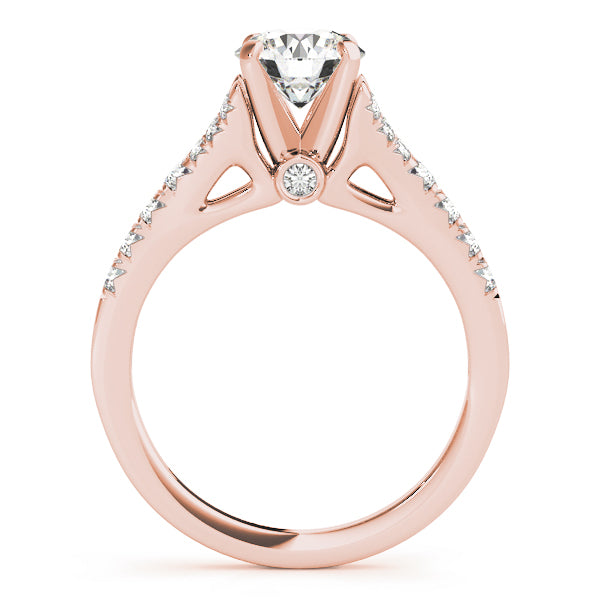 Single Row Prong Set Diamond Engagement Ring · 0.42 ct tw