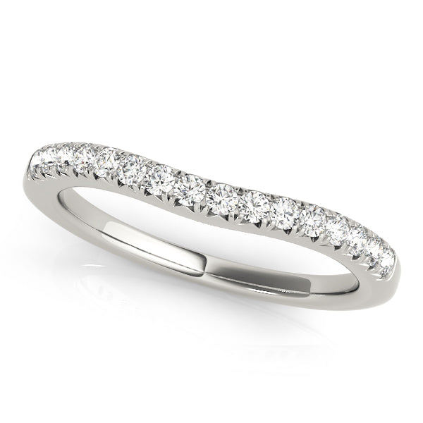 Curved Diamond Wedding Band · 0.24 ct tw